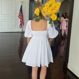 Abercrombie & Fitch white babydoll dress